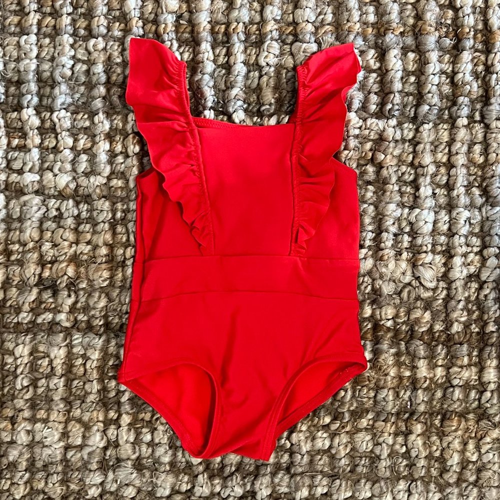 Baby Girl H&M Red Swimsuit 2-6M